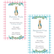 Estampita Peter Rabbit 12u (rosa/celeste)